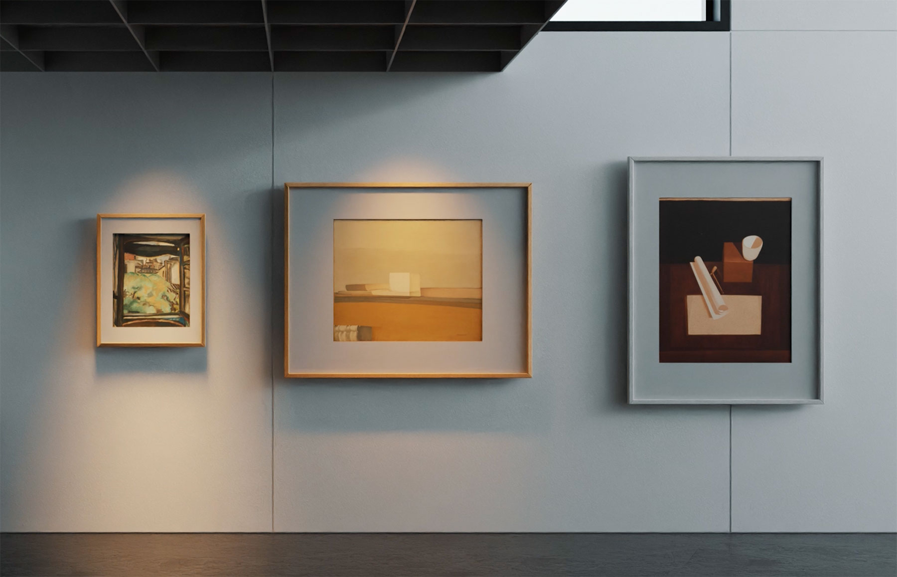 CGで再現されたアーレンバーグ美術館の内観