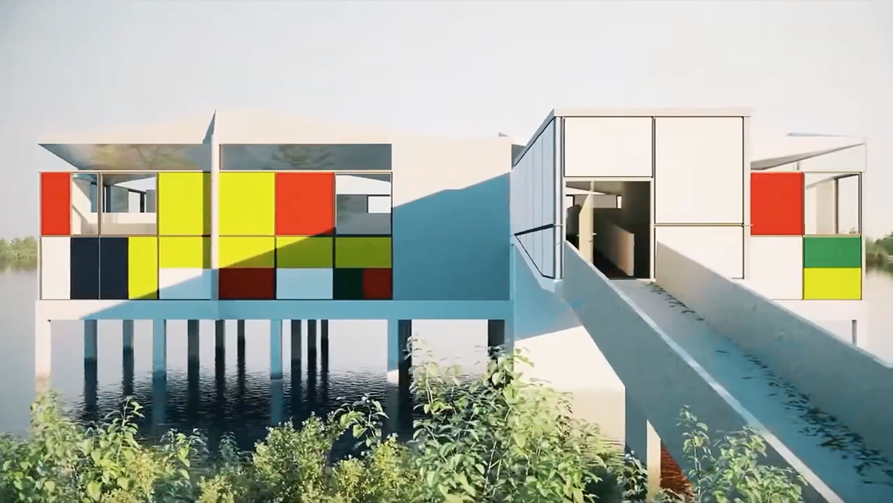 CGで再現されたアーレンバーグ美術館の画像