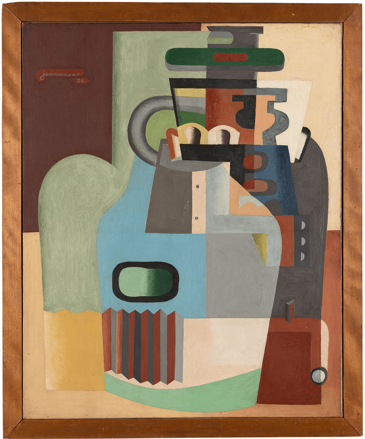 絵画「水差しとコップ―空間の新しい世界」