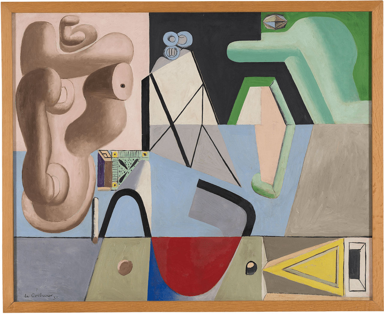 絵画「ランタンのある危うい調和」