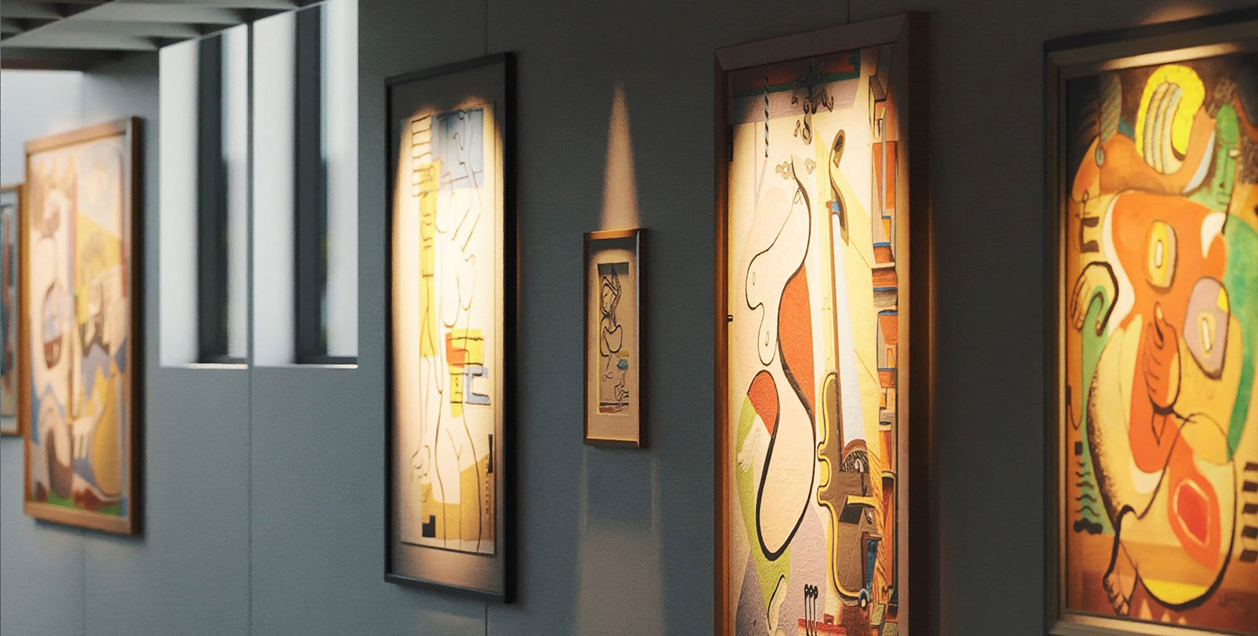 企画展「ル・コルビュジエ 音楽を描く」の画像